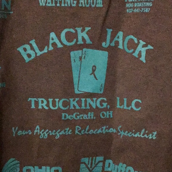 C PORT & CO unisex “Ride For A Cure” tee sz L gray,    looks new - Picture 7 of 7